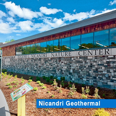 Nicandri Nature Center that received a new geothermal system.