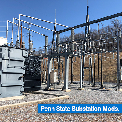 Penn State Hershey Medical Center electrical substation