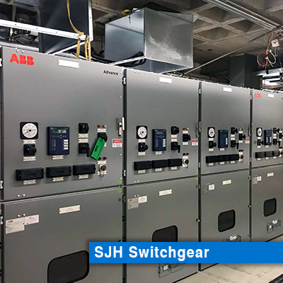 St. Jospeh's Hospital cogeneration switchgear.