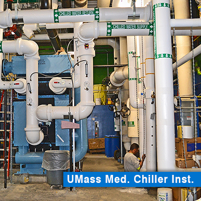University of Massachusetts Memorial Medical Absorption Chiller Installation