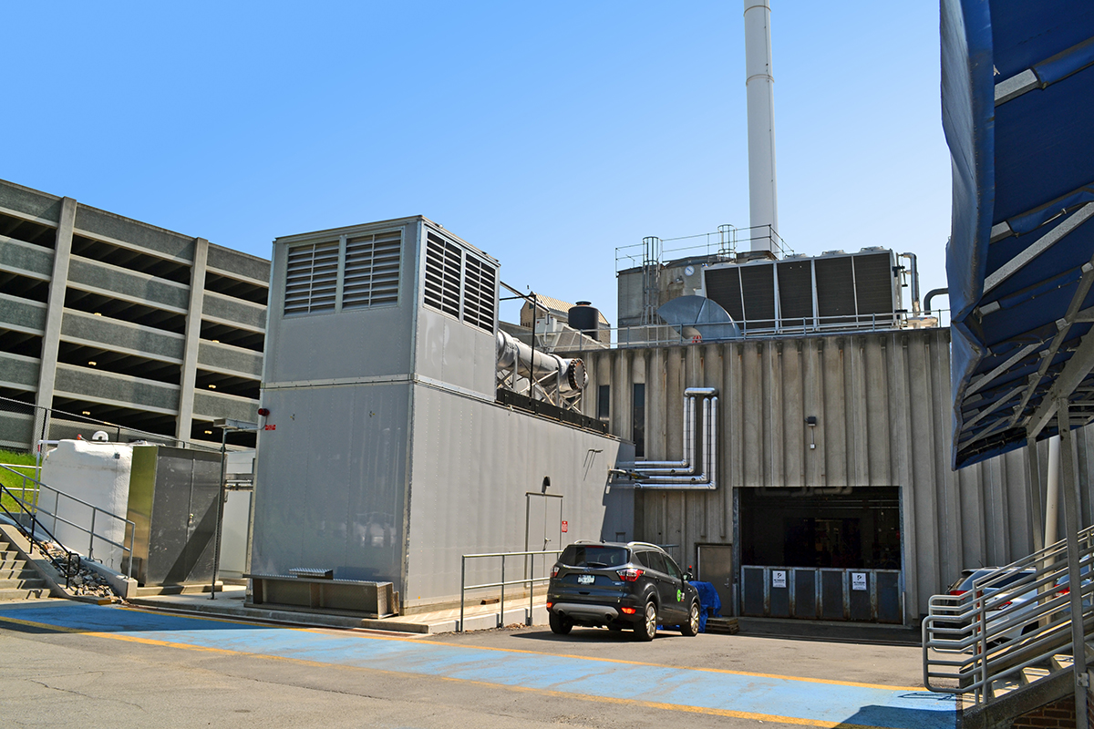 University of Massachusetts Memorial Medical Center's cogeneration plant.