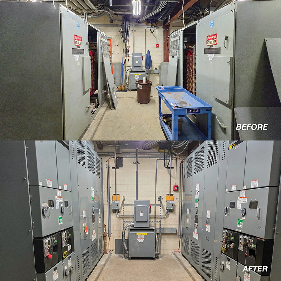 BC Energy completed a comprehensive replacement of Overlook Medical Center's electrical infrastructure.